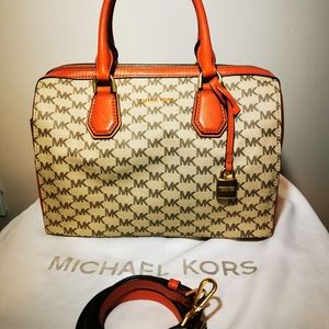 Michael Kors purse. Burnt orange